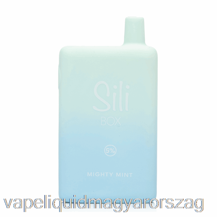Sili Box 6000 Eldobható Hatalmas Menta Vape Folyadék